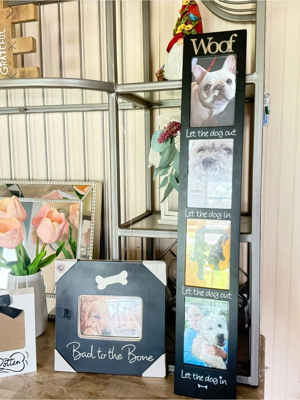Pet-Themed Frame and Plaque Set